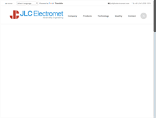 Tablet Screenshot of jlcelectromet.com